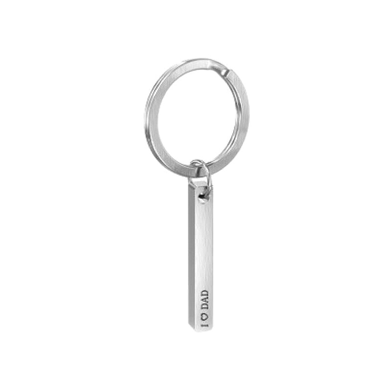 خرید و قیمت جاکلیدی نقره مدل پدر دوستت دارم