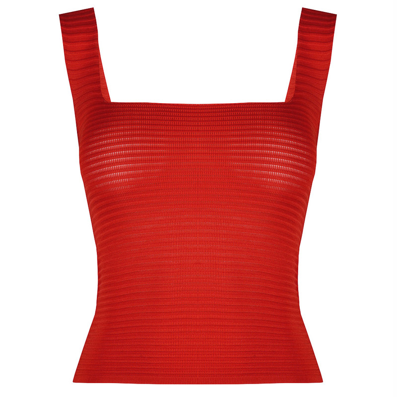 تاپ بافت زنانه دکسونری مدل 256002705 بافت رنگ قرمز