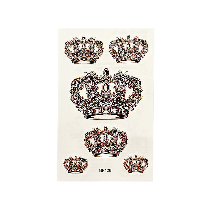 خرید و قیمت تتو موقت سورتک مدل تاج کد soor126