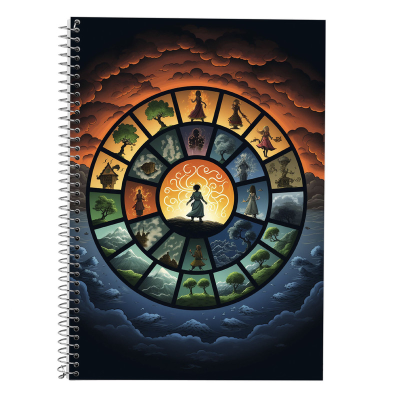 دفتر لغت 50 برگ مدوپد طرح Naroto کد DF11347