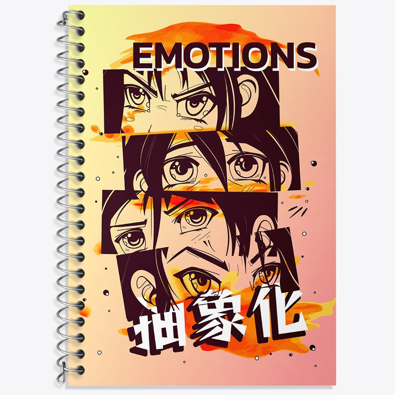 دفتر لغت 50 برگ خندالو طرح انیمه کد N632