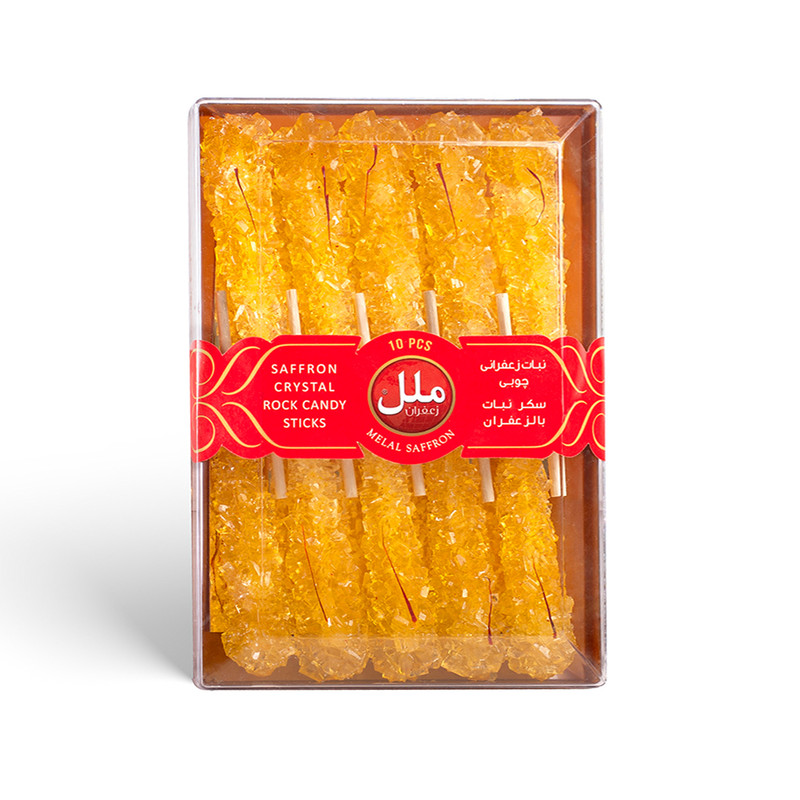 خرید و قیمت نبات چوبی زعفرانی پوشال دار ملل - بسته 10 عددی