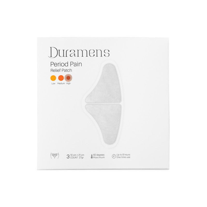 خرید و قیمت پچ تسکین درد قاعدگی دورامنس مدل 3H بسته 3 عددی