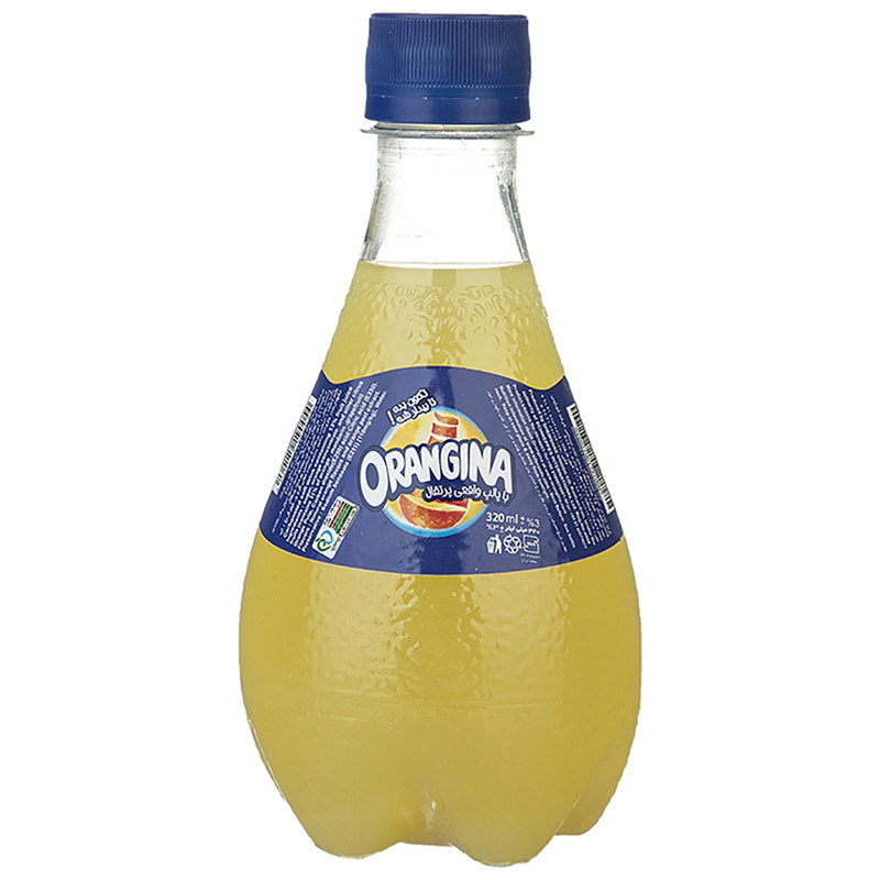 خرید و قیمت نوشابه گازدار با طعم پرتقال اورنجینا - 320 میلی لیتر