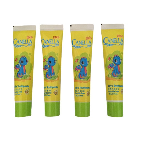 خمیردندان کنلامکس مدل Banana حجم 60 میلی لیتر مجموعه 4 عددی