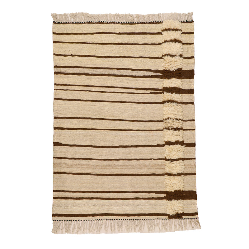 گلیم گبه دستبافت یک و نیم متری کد 4030757