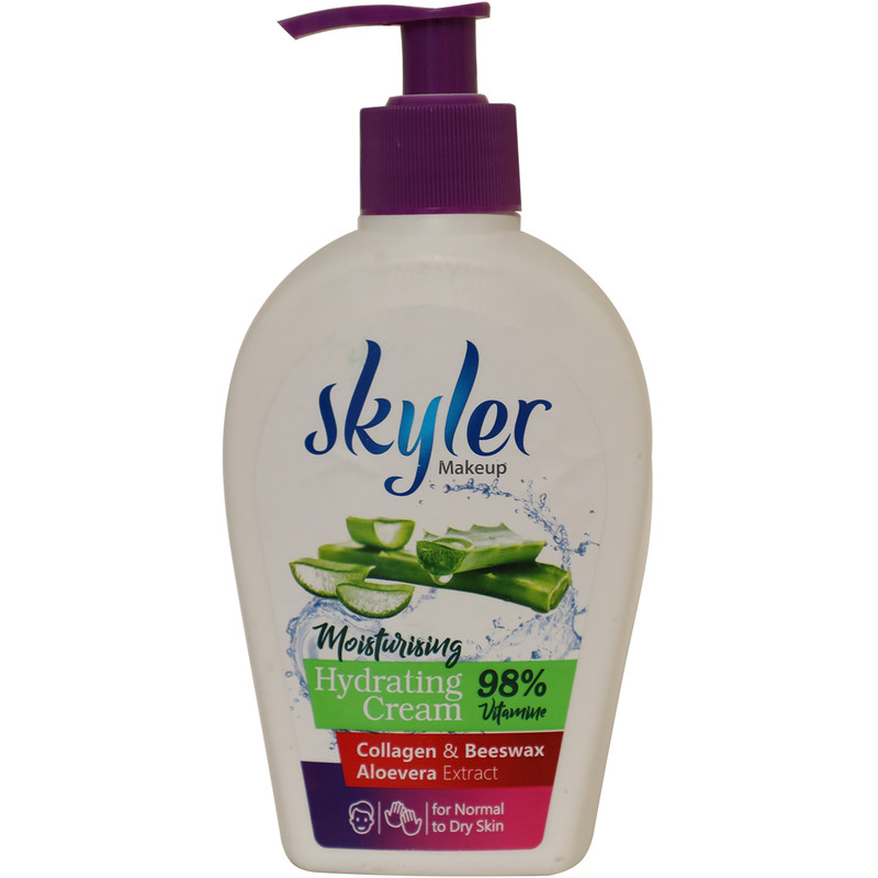 خرید و قیمت کرم مرطوب کننده دست و صورت اسکایلر مدل Aloevera حجم 250 میلی لیتر