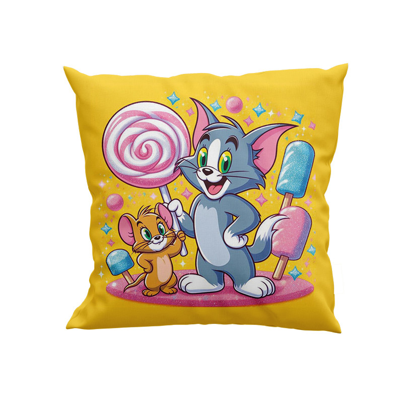 خرید و قیمت کوسن کودک مدل تام و جری کد DKK812