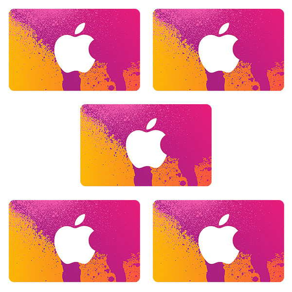 اپل آیدی بدون اعتبار اولیه مدل A2 بسته 5 عددی