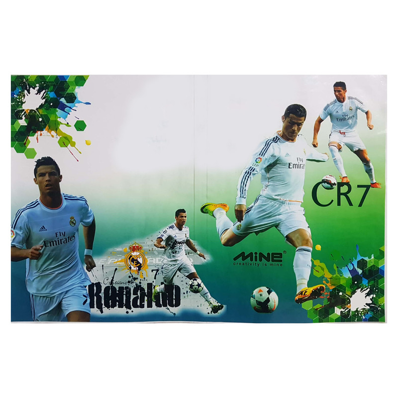 جلد چسبی کتاب ماین طرح رونالدو بسته 2 عددی