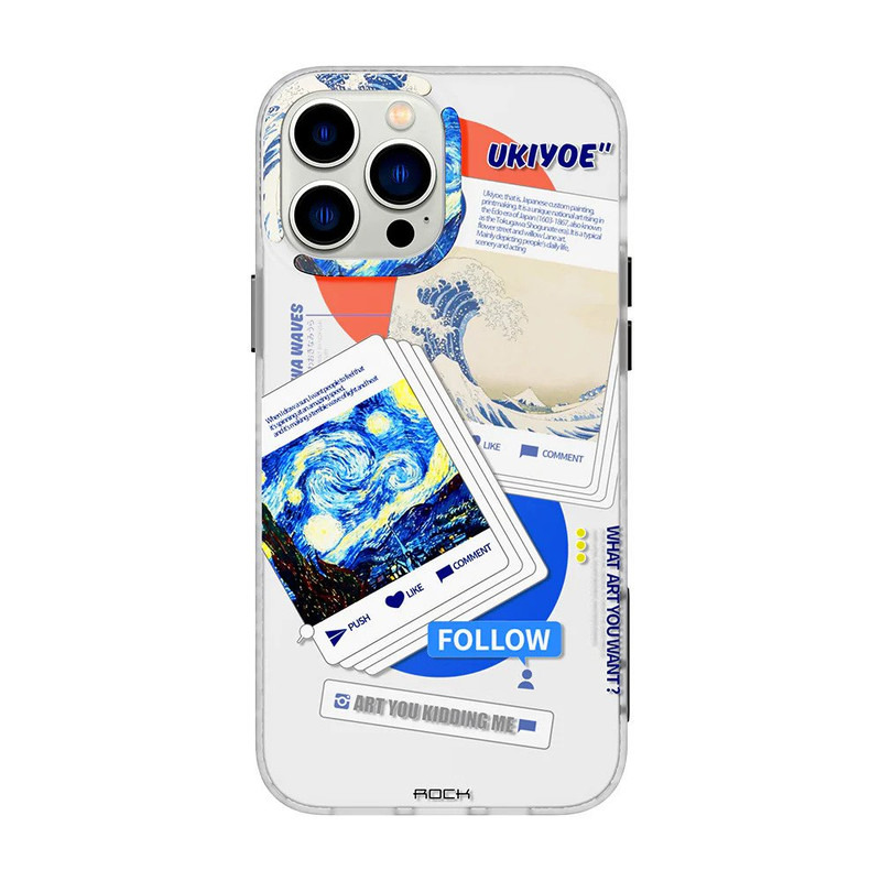 خرید و قیمت کاور راک مدل rpc2277 painthings مناسب برای گوشی موبایل اپل iphone 13