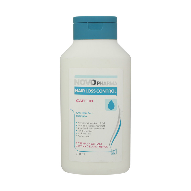 شامپو ضد ریزش مو مای سری نووفارما مدل caffein حجم 300 میلی لیتر