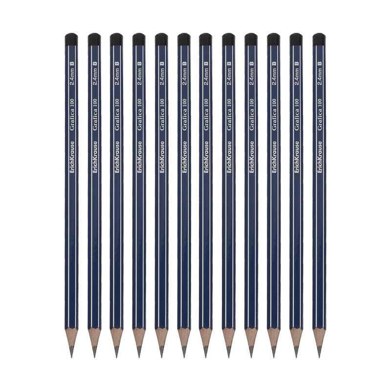 مداد مشکی اریک کراوزه مدل grafica 100 کد 32846 بسته 12 عددی