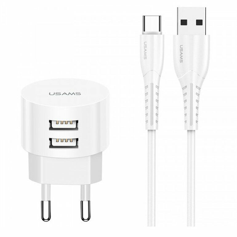 شارژر دیواری یوسمز مدل T20 به همراه کابل usb-c