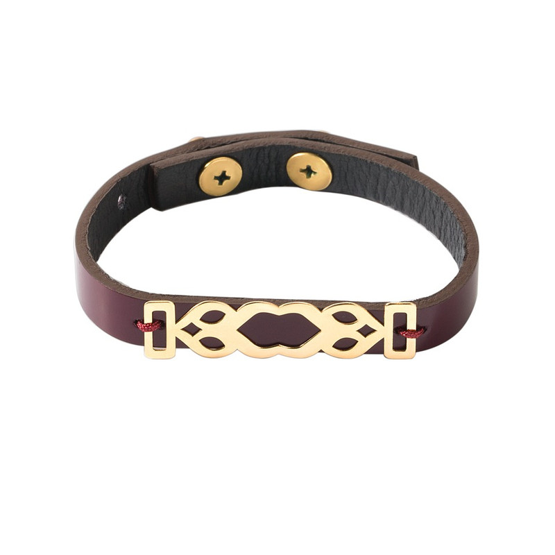 خرید و قیمت دستبند طلا 18 عیار مردانه سایا گلد مدل پلیت اسلیمی