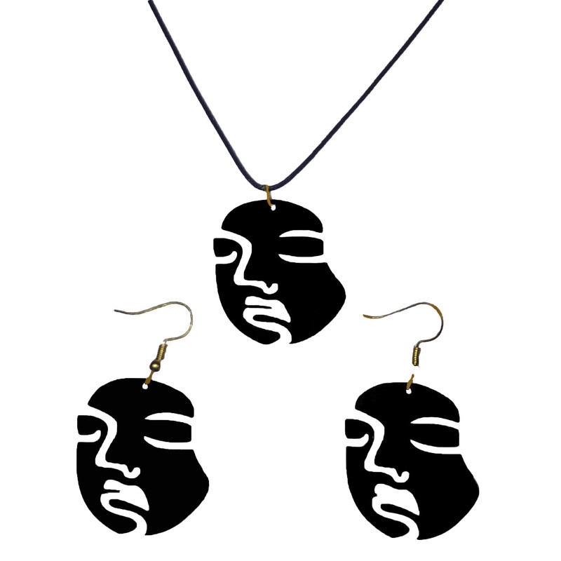 خرید و قیمت نیم ست زنانه طرح رخ کد N.ROKH.B.11