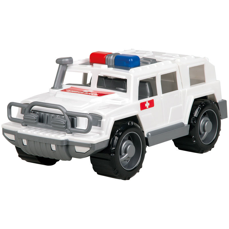 ماشین بازی زرین تویز مدل هامر آمبولانس جعبه ای کد 5277