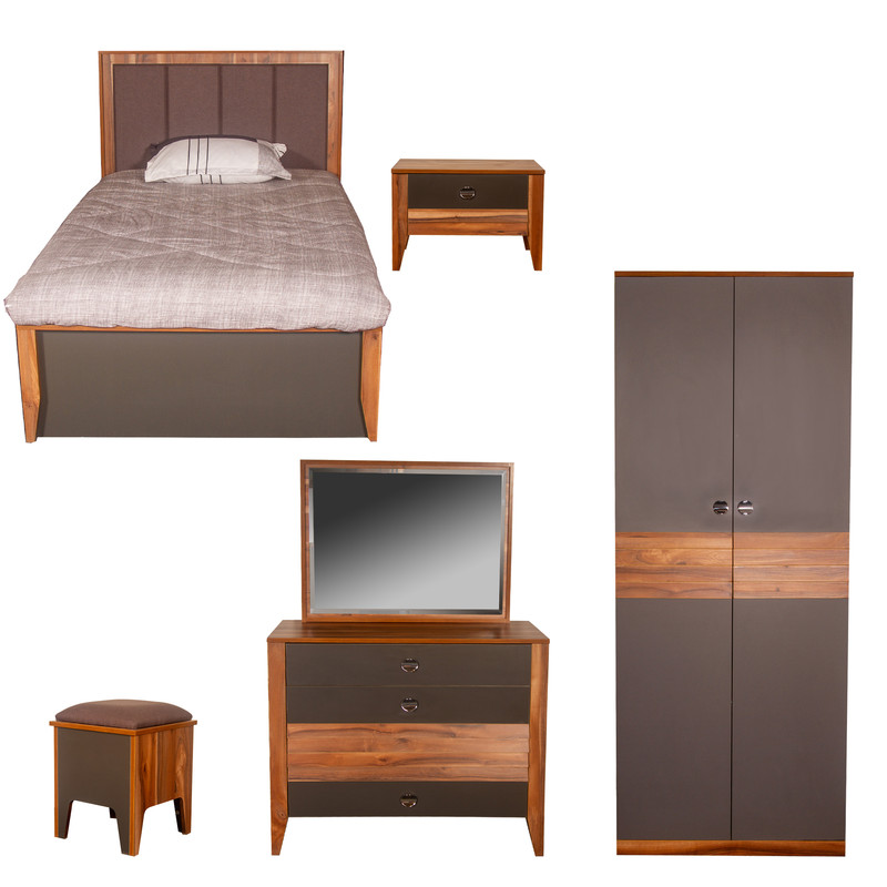 سرویس خواب مدل 221 یک نفره 5 تکه