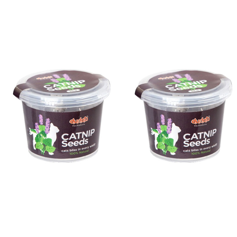 بذر کت نیپ گربه دودوتی مدل Catnip وزن 80 گرم بسته دو عددی