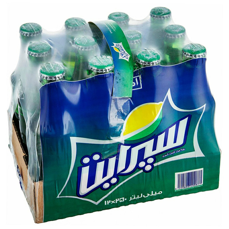 نوشابه لیمویی سپرایت - 250 میلی لیتر بسته 12 عددی