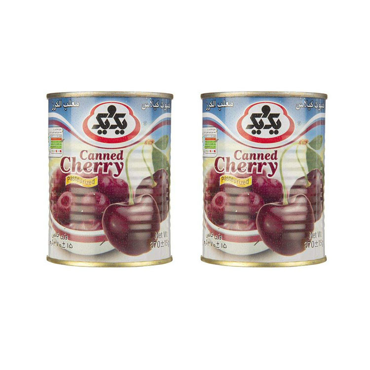 کمپوت گیلاس یک و یک - 420 گرم مجموعه 2 عددی