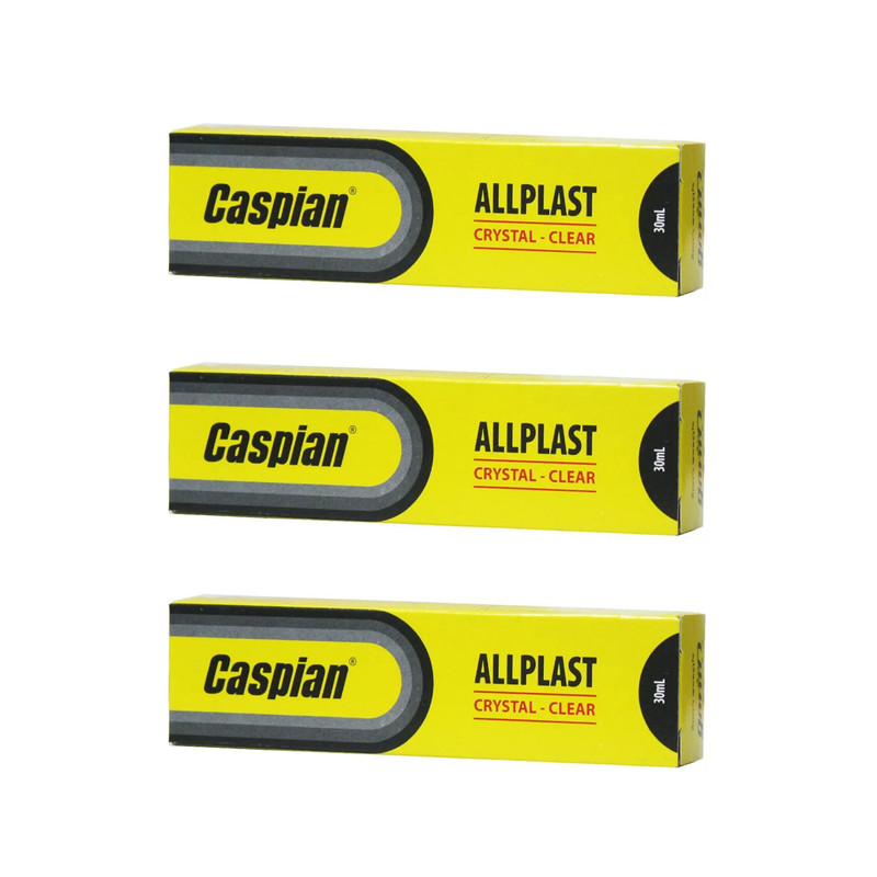 چسب همه کاره کاسپین مدل allplast حجم 50 میلی لیتر بسته 3 عددی