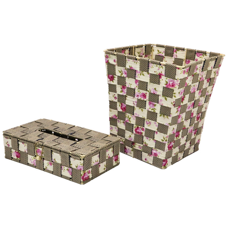 ست سطل و جای دستمال کاغذی پگاه صنعت مدل SE143