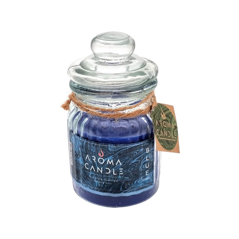 خرید و قیمت شمع معطر آروما کندل مدل Blue Chanel