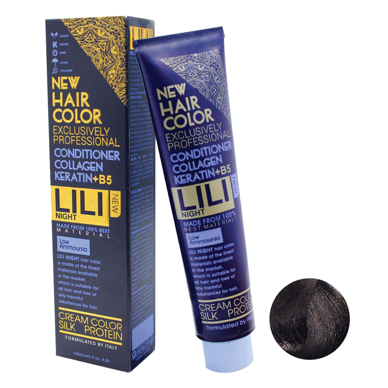 خرید و قیمت رنگ مو لی لی نایت مدل B5 شماره N5 حجم 120 میلی لیتر رنگ قهوه ای روشن