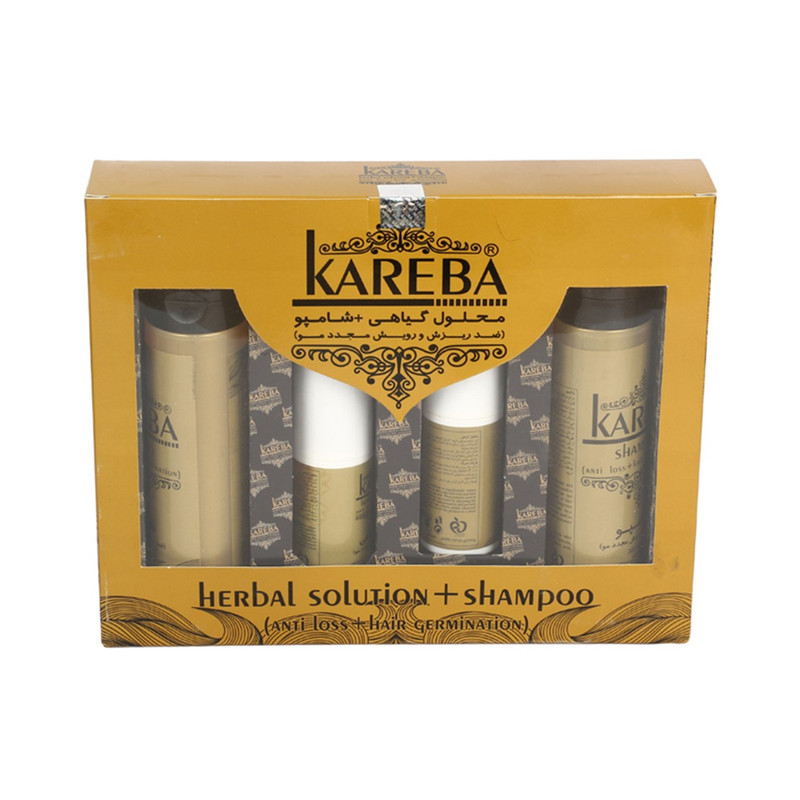 پک بهداشتی کاربا مدل HERBAL SOLUTION SHAMPOO