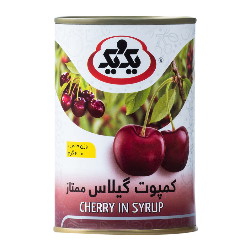 کمپوت گیلاس یک و یک - 410 گرم