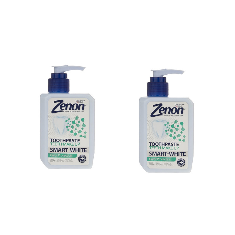 خمیر دندان کامان مدل Samrt-White حجم 230 میلی لیتر مجموعه 2 عددی