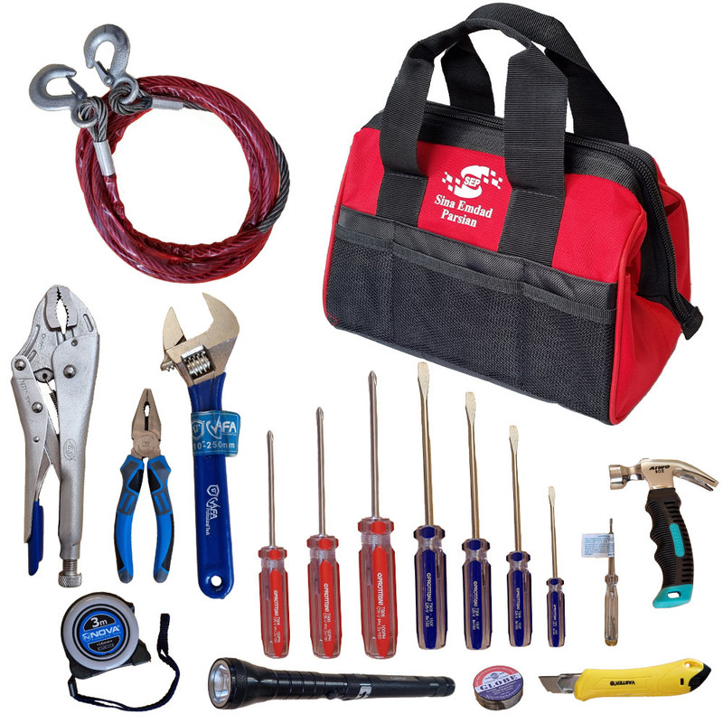 مجموعه ابزار 18 عددی سینا امداد مدل CA009