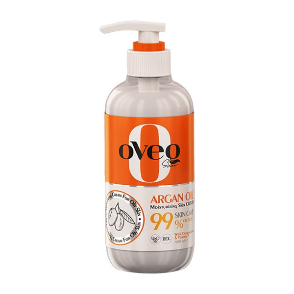 کرم مرطوب کننده و آبرسان اوک شاین مدل آرگان حجم 400 میلی لیتر