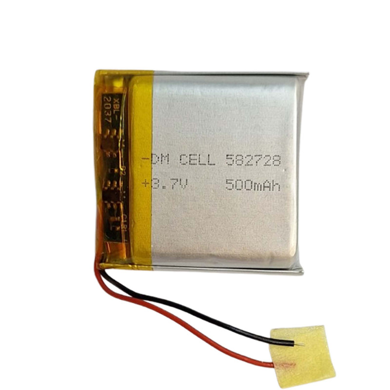 خرید و قیمت باتری لیتیومی دی ام سل مدل DM-582728 ظرفیت 500 میلی آمپر ساعت