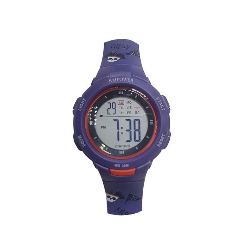 ساعت مچی دیجیتال بچگانه امپاور مدل ضد آب طرح دزد دریایی کد 88ki10di