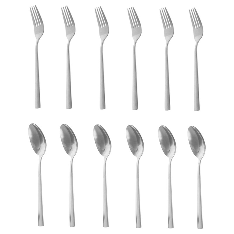 سرویس قاشق و چنگال 12 پارچه سوپر لایف مدل S-F-409