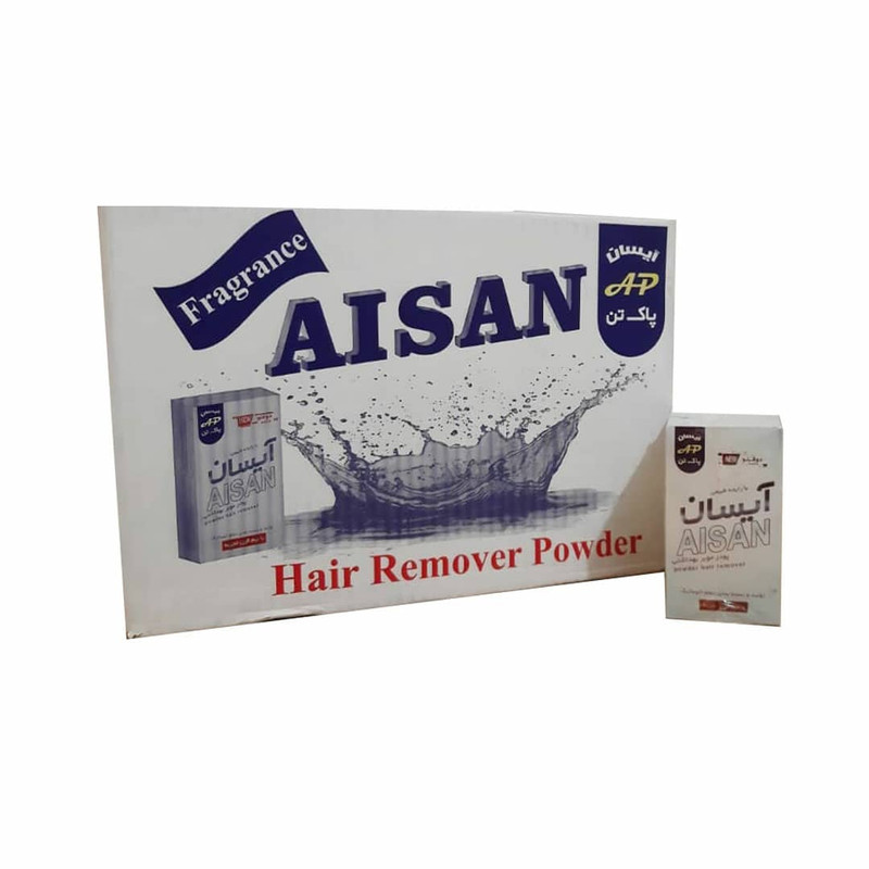 خرید و قیمت پودر موبر آیسان مدل HK008 وزن 140 گرم مجموعه 60 عددی