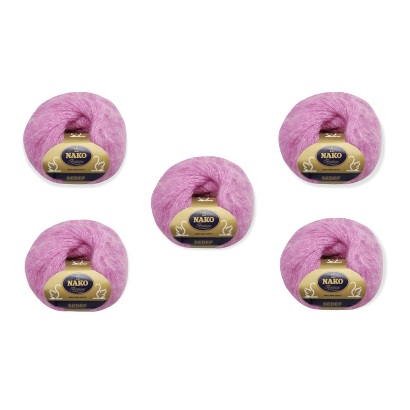 خرید و قیمت کاموا ناکو مدل SEDEF موهر لمه دار بسته 5 عددی