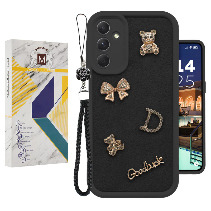 کاور موناکو مدل Warpet مناسب برای گوشی موبایل سامسونگ Galaxy A14 به همراه بند آویز