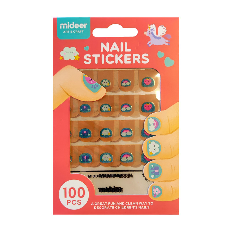 برچسب لنز ناخن میدییر مدل Space کد 4045 بسته 100 عددی