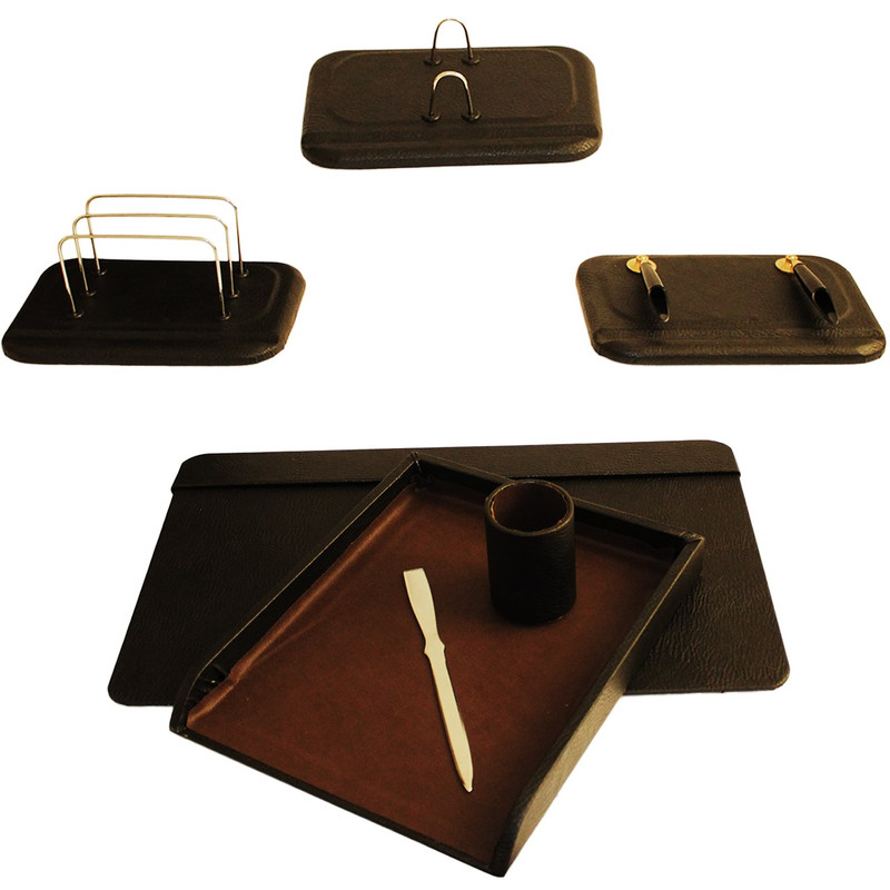 مجموعه لوازم اداری رومیزی 7 تکه شهاب تحریر مدل 105