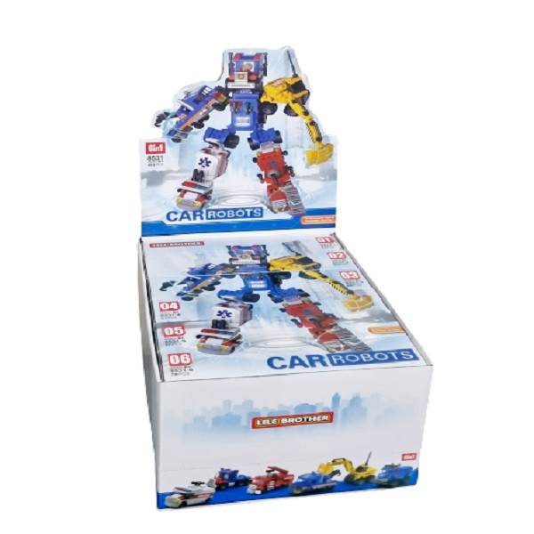 ساختنی مدل ماشینهای تبدیل شونده LELE BROTHER کد 8531 مجموعه 6 عددی