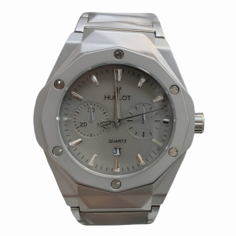 خرید و قیمت ساعت مچی عقربهای مردانه مدل تک موتوره بند فلزی قفل مخفی کد 4