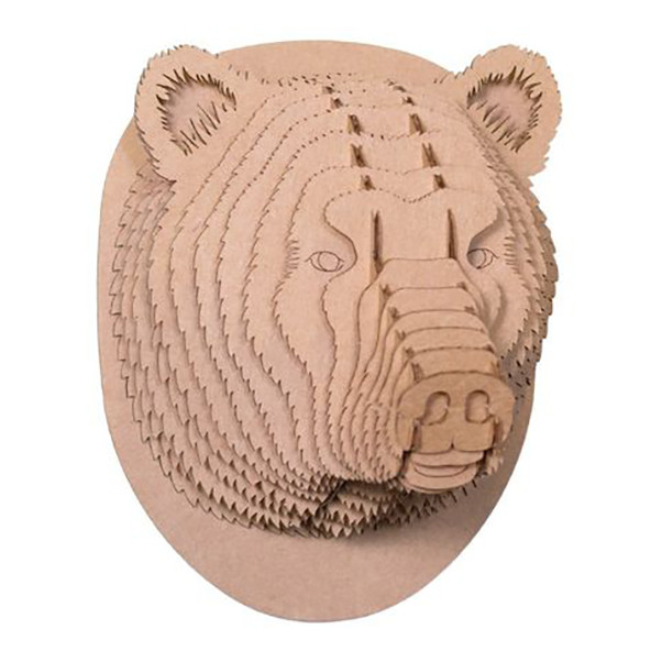 دیوارکوب مدل سردیس چوبی سه بعدی خرس کد T47