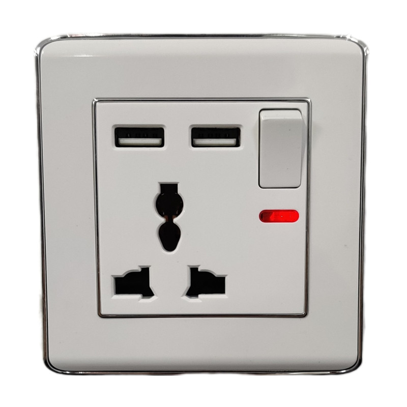 پریز مدل مولتی یو اس بی کلیددار