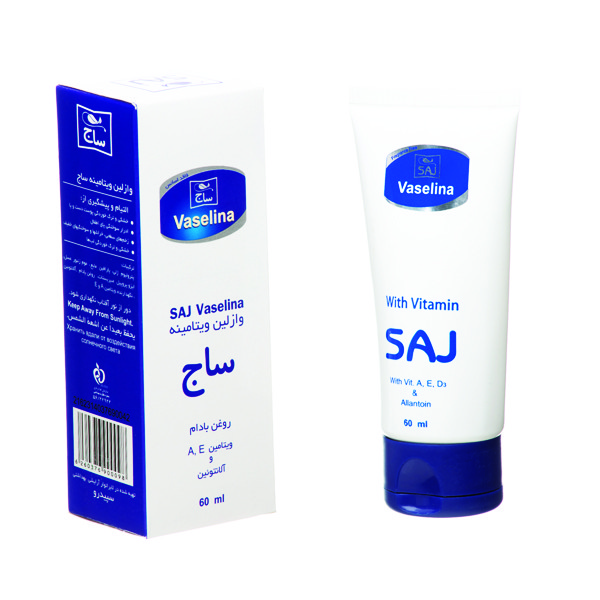 خرید و قیمت وازلین ساج مدل روغن بادام حجم 60 میلی لیتر
