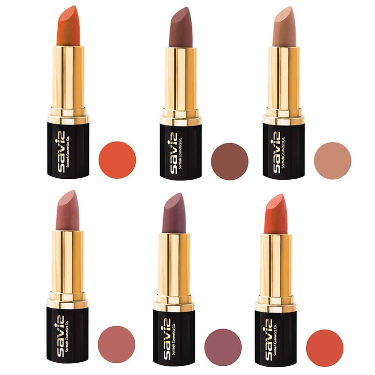 خرید و قیمت رژ لب جامد ساویز مدل 01 مجموعه 6 عددی