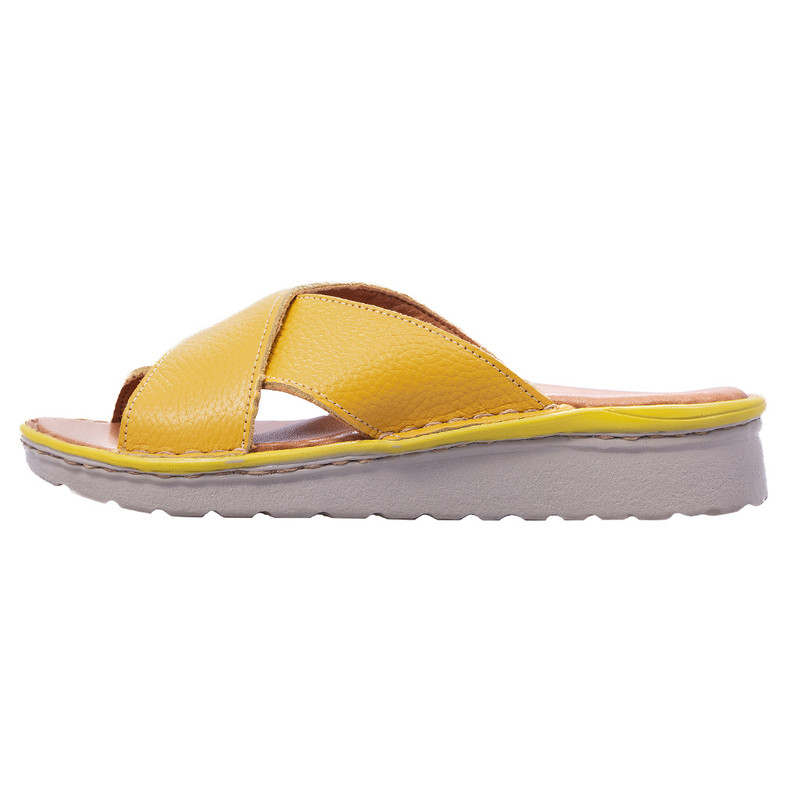 خرید و قیمت دمپایی زنانه ماکسیم مدل نهال رنگ زرد