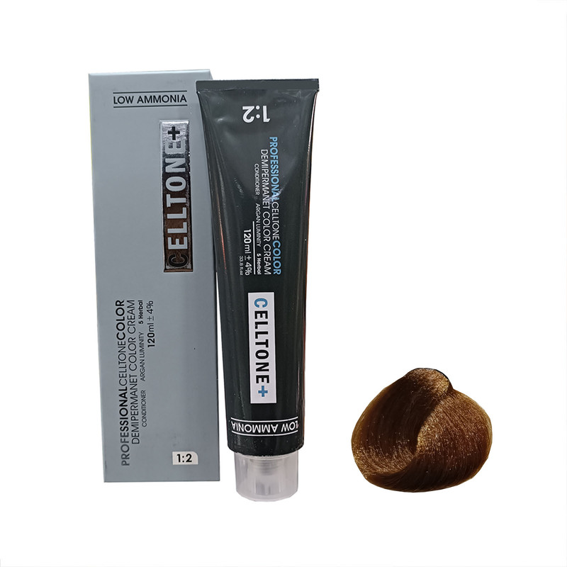 خرید و قیمت رنگ مو سلتون شماره 6/3 حجم 120 میلی لیتر رنگ بلوند طلایی تیره